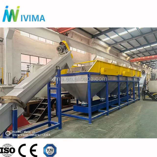 Automatic PP PE Film Plastic Recycling Washing Line & Waste Woven Bag Recycling Production Line with High Output — image 5