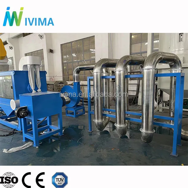 Automatic PP PE Film Plastic Recycling Washing Line & Waste Woven Bag Recycling Production Line with High Output — image 7