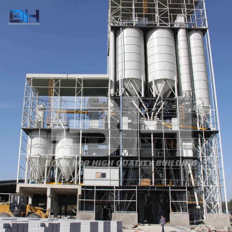 High Efficiency Putty Powder Cement Glue Production Line Tile Adhesive Manufacture Machine — image 1