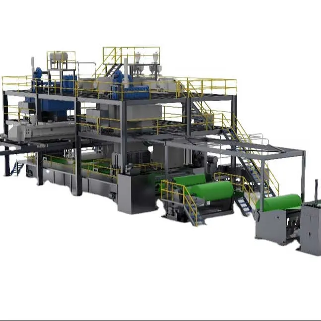 Automatic SMS Machine PP Spunbond Nonwoven Fabric Production Line Fort Baby Diaper Industries — image 7