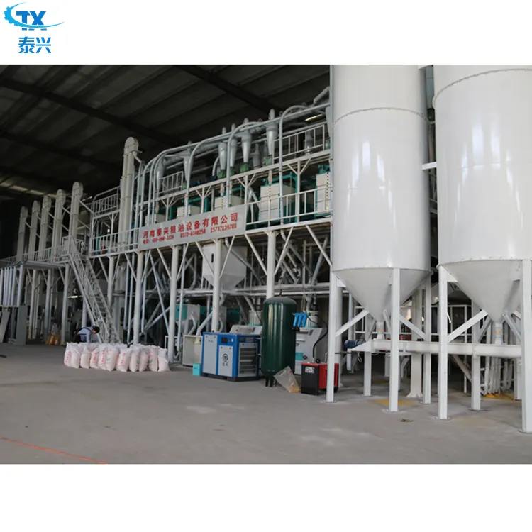 100tpd Maize Milling Machines Complete Corn Processing Equipment for in Uganda — image 2