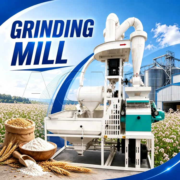 Complete Grain Milling Line for Wheat Maize Processing with Automatic Cleaning Grinding and Sifting — image 1