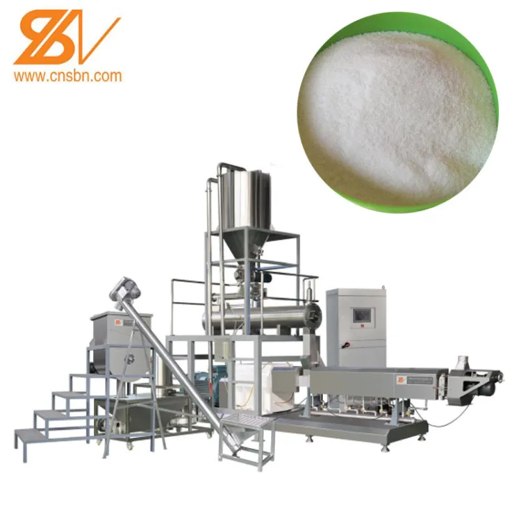 Big Capacity Heat Stable Adhesive Cassava Modified Starch Production Line Making Machine — image 1