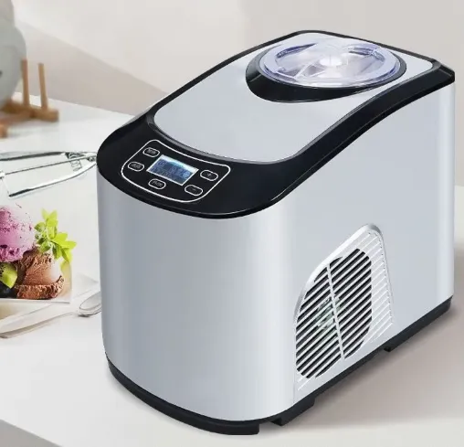 Automatic Commercial Household Compressor Small Capacity Fruit Ice Cream Maker Stainless Steel Ice Cream Machine — image 6