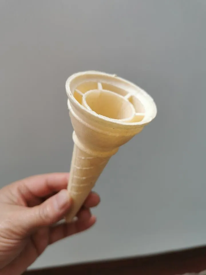 Semi Automatic Ice Cream Cone Making Machine Stainless Steel Wafer Sugar Cone Baker — image 3
