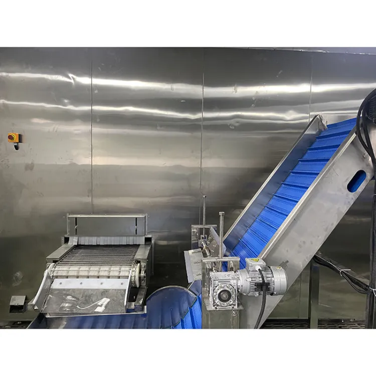 Industrial Automatic Spiral Tunnel Freezer Liquid Nitrogen Evaporation Quick Freezing Machine for Fish Fillet Seafood Processing — image 4
