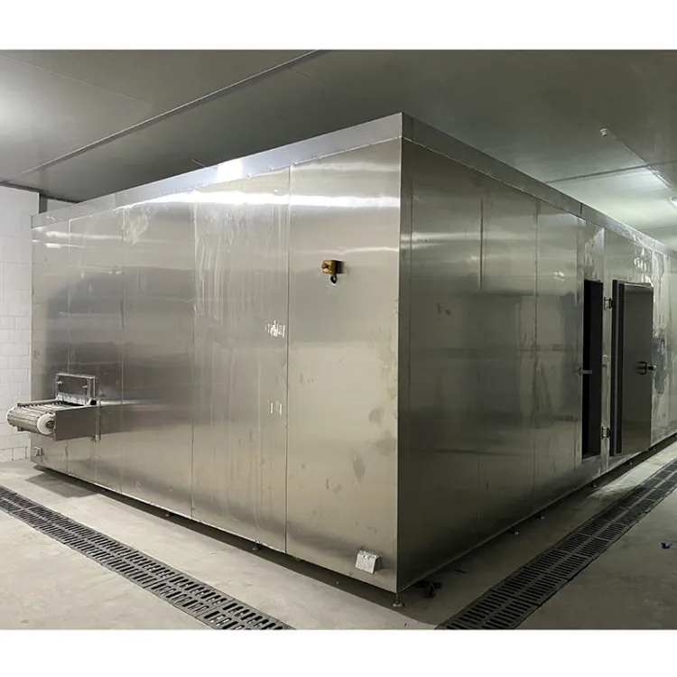 Industrial Automatic Spiral Tunnel Freezer Liquid Nitrogen Evaporation Quick Freezing Machine for Fish Fillet Seafood Processing — image 5