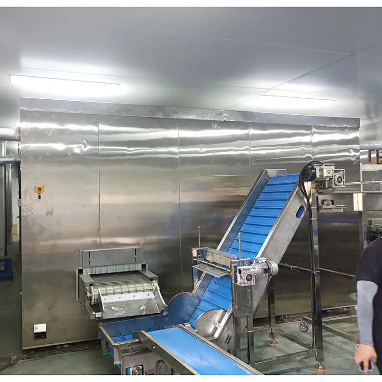 Industrial Automatic Spiral Tunnel Freezer Liquid Nitrogen Evaporation Quick Freezing Machine for Fish Fillet Seafood Processing — image 6
