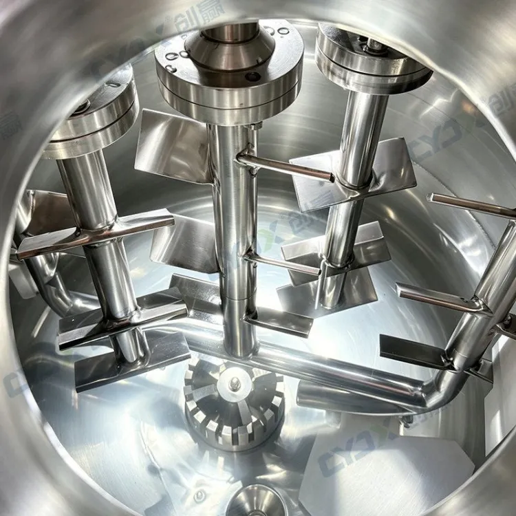 100L Vacuum Emulsifying Mixer Machine for Cosmetic Food & Chemicals Homogenizer with 40kW Motor Pump and Bearing — image 4
