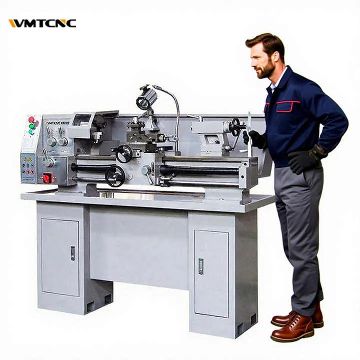 CJM320A Brand Bench Lathe Parallel Lathe Hobby Manual Lathe Machine Tool From for Metal Processing — image 7