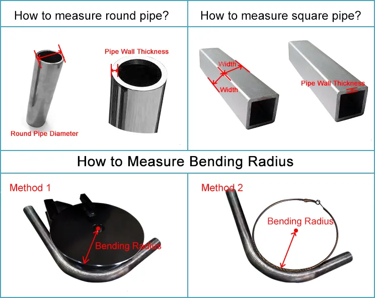 Copper Iron Aluminum Steel Metal Pipe Curved Folding Bender Hydraulic Electric CNC Mandrel Round Square Tube Bending Machine — image 7