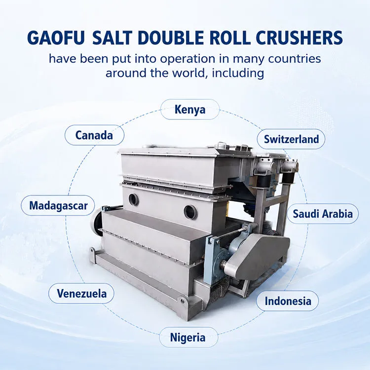 Corrosion Resistant Stainless Steel Double Roll Crusher 1-50 T/h for Table Salt Grinding and Calibration — image 5
