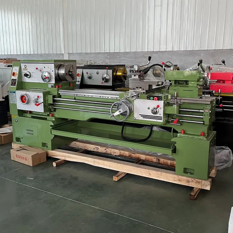 Stock CA6140 Horizontal Conventional Lathe High Rigid Quenched Guideway Precision Metal Turning Universal Engine Lathe — image 3