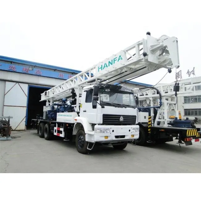 600m Hydraulic Truck Mounted diesel Deep Borehole Water Well Cars Drill Rig Machines — image 1