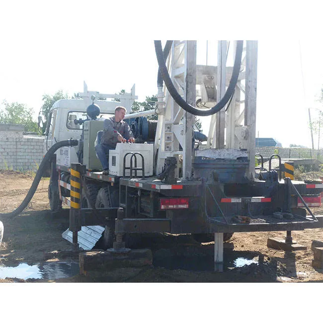 600m Hydraulic Truck Mounted diesel Deep Borehole Water Well Cars Drill Rig Machines — image 2