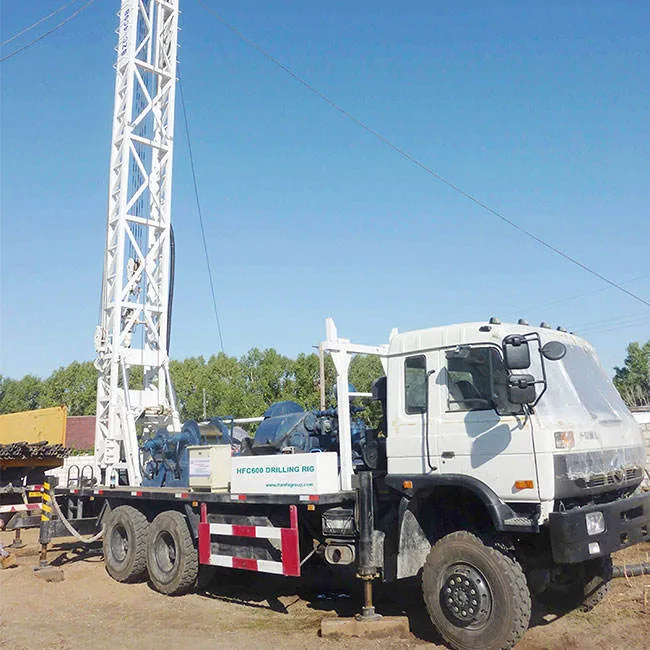 600m Hydraulic Truck Mounted diesel Deep Borehole Water Well Cars Drill Rig Machines — image 3