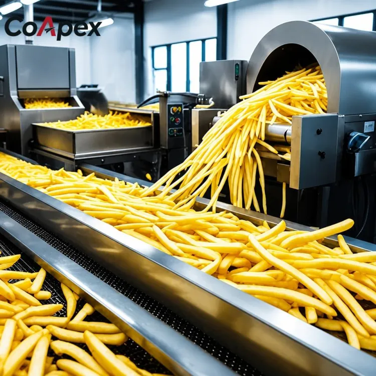 50-500kg/h French Fries/Potato Chips/Fruit & Vegetable Fryer Processing Machine High Capacity Automatic Labor Saving — image 1