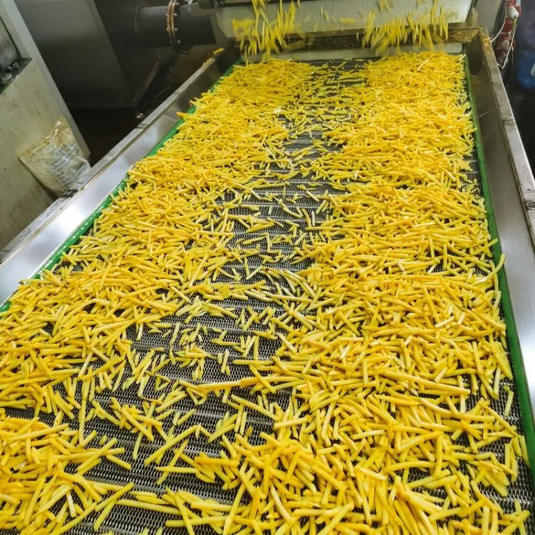 French Frozen Small Scale Crispy Fried Potato Chip Maker Fruit & Vegetable Production Line Fry Machine — image 4