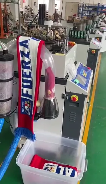 HD365 High Speed Circular Computerized Jacquard Hat and Scarf Knitting Machine for Club Scarf Beanie — image 7