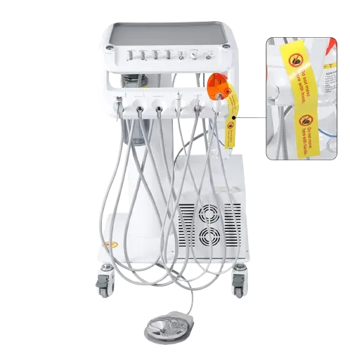 B033 Portable Dental Unit with Self-Contained Air Compressor & Curing Light - 65 L/min, 0.6 MPa, 40 dB — image 3