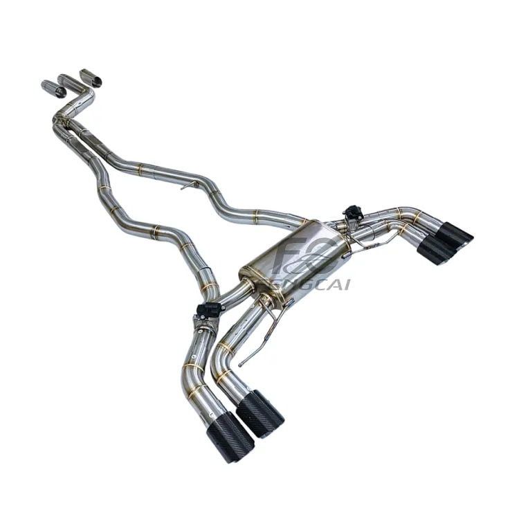 SUS304 Exhaust Performance Muffler for BMW M340i M440i G20 G22 G26 B58 2019-2026 LCI Custom Exhaust Valvetronic Exhaust System — image 2