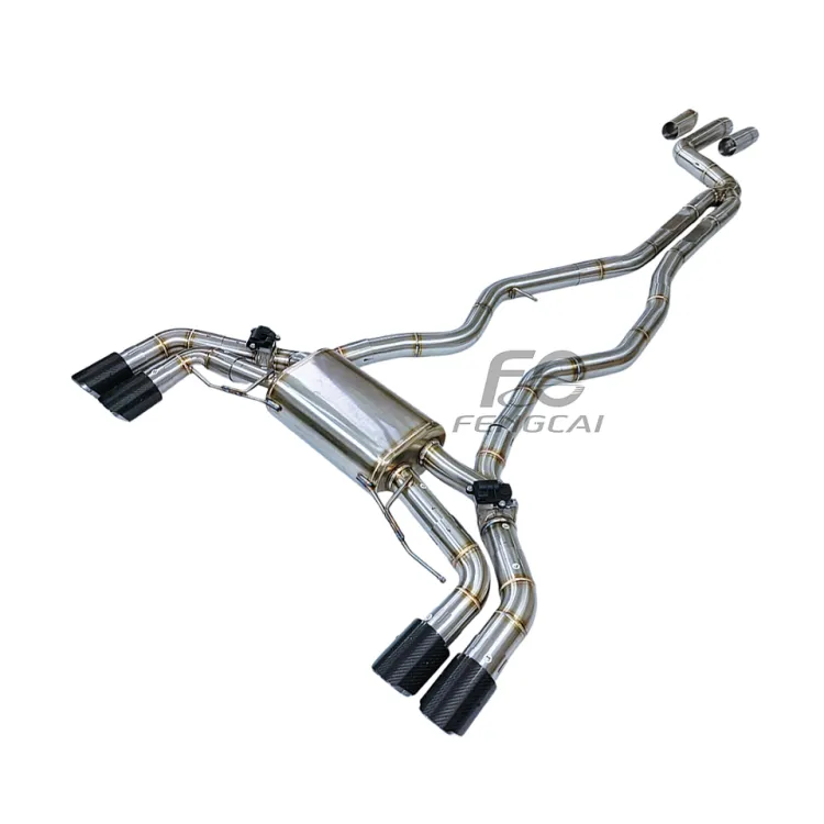 SUS304 Exhaust Performance Muffler for BMW M340i M440i G20 G22 G26 B58 2019-2026 LCI Custom Exhaust Valvetronic Exhaust System — image 4
