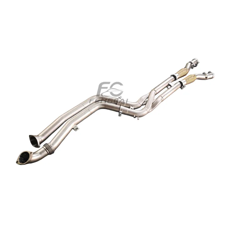 Stainless Exhaust With Z-Pipe & AFC Acoustic Design for BMW Mid Pipe G80 M3 M4 G82 S58 Engine Exhaust Pipes Acoustic Upgrade — image 3