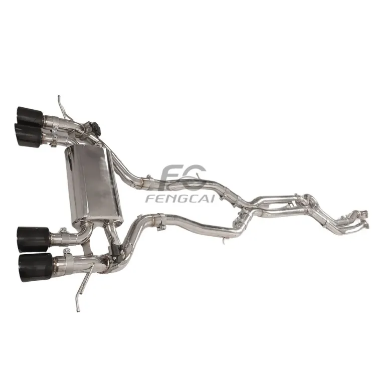 Valvetronic Control Valve Exhaust Pipes for BMW M2 G87 3.0T Stainless Steel Catback Exhaust Muffler Cut-To-Fit Clamp-On — image 2
