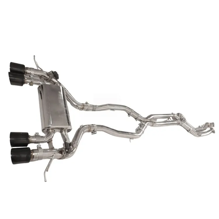 Valvetronic Control Valve Exhaust Pipes for BMW M2 G87 3.0T Stainless Steel Catback Exhaust Muffler Cut-To-Fit Clamp-On — image 4