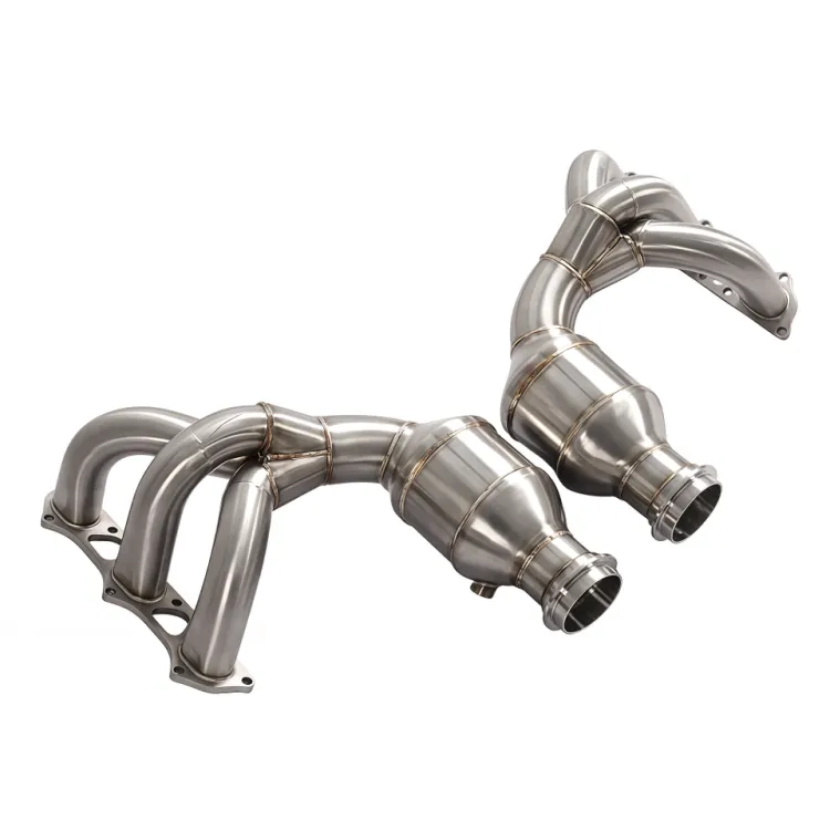 High Flow 200CELL Exhaust Manifold Headers for Porsche 911 991.1 GT3 3.8L 4.0L 304 Stainless Steel Equal Length Design Upgrade — image 2