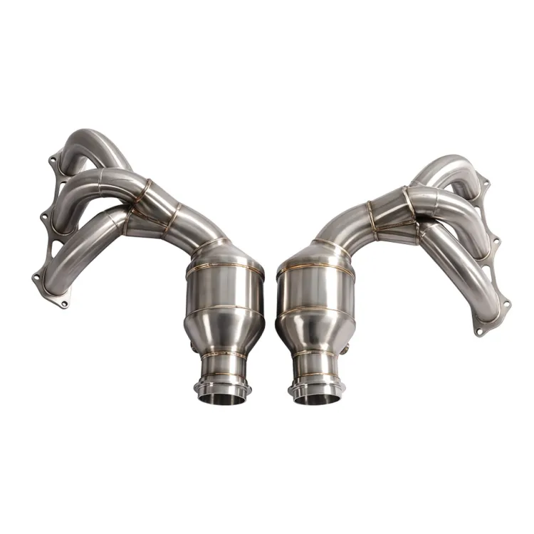 High Flow 200CELL Exhaust Manifold Headers for Porsche 911 991.1 GT3 3.8L 4.0L 304 Stainless Steel Equal Length Design Upgrade — image 3