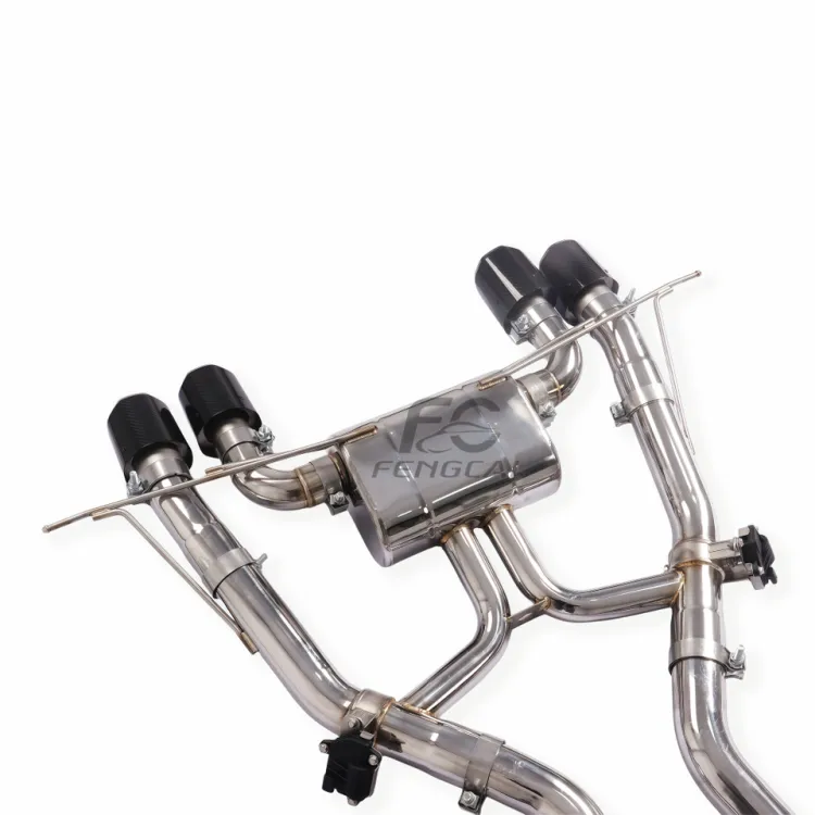 SUS304 Valvetronic Exhaust Muffler for BMW M3 M4 G80 G82 G8X Catback Exhaust Pipes with Valve Controller Fit — image 2