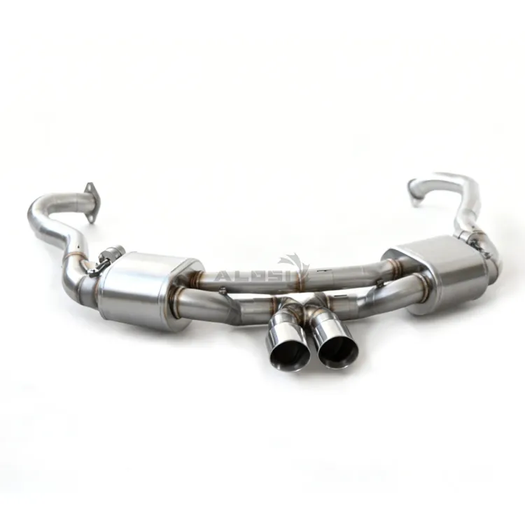 Valvetronic Catback Exhaust System for Porsche Boxster Cayman 981 3.4 3.8 2012-2016 Car Muffler 1:1 OEM Fitment — image 5