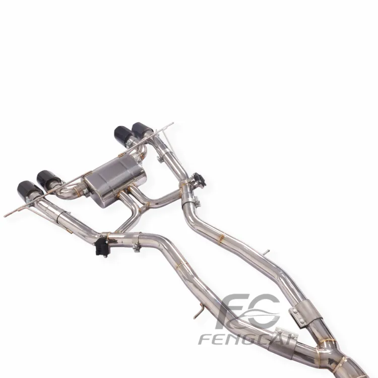 SUS304 Valvetronic Exhaust Muffler for BMW M3 M4 G80 G82 G8X Catback Exhaust Pipes with Valve Controller Fit — image 4