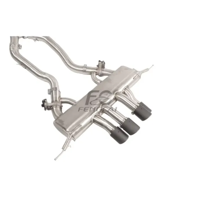 Car Performance Exhaust Pipes Muffler for BMW M3 M4 G80 G82 S58 Engine Sus304 Valvetronic Exhaust Catback with Valve Controller — image 4