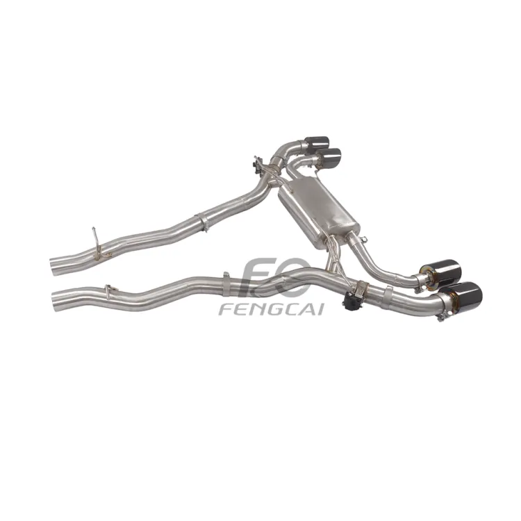 SUS304 rear axle Exhaust pipes muffler For BMW M5 G90 4.4T 2025+ Car sus304 Valvetronic Exhaust Catback with valve control — image 2