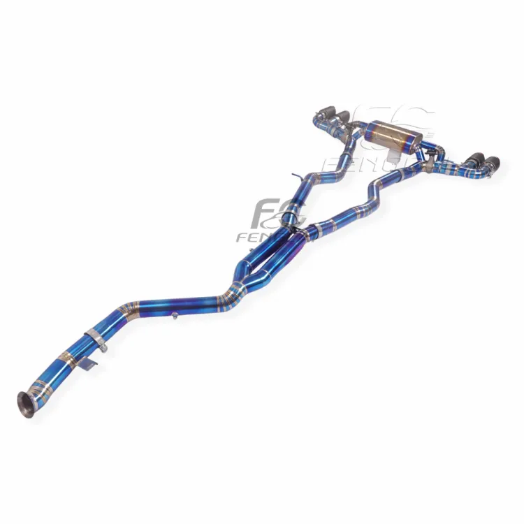 Customized Titanium Alloy Exhaust Pipes Muffler for Toyota Supra A90 3.0T Catback Valve Exhaust Pipes with Sonic Upgrade — image 5