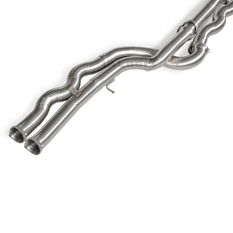 Sus304 Equal-length Exhaust Pipes Muffler for BMW M3 M4 F80 F82 3.0T Exhaust Catback with Valve Controller and Four Tips — image 5
