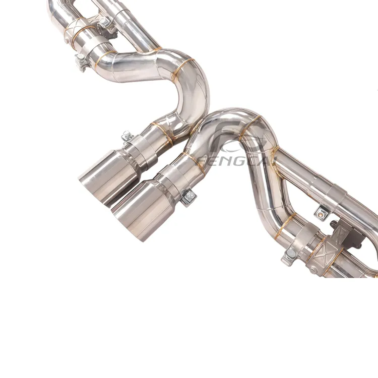 Performance SS304 Exhaust Manifold Headers+Catback Full System for Porsche 911 992 GT3Complete Exhaust 1:1 Perfect Installation — image 2