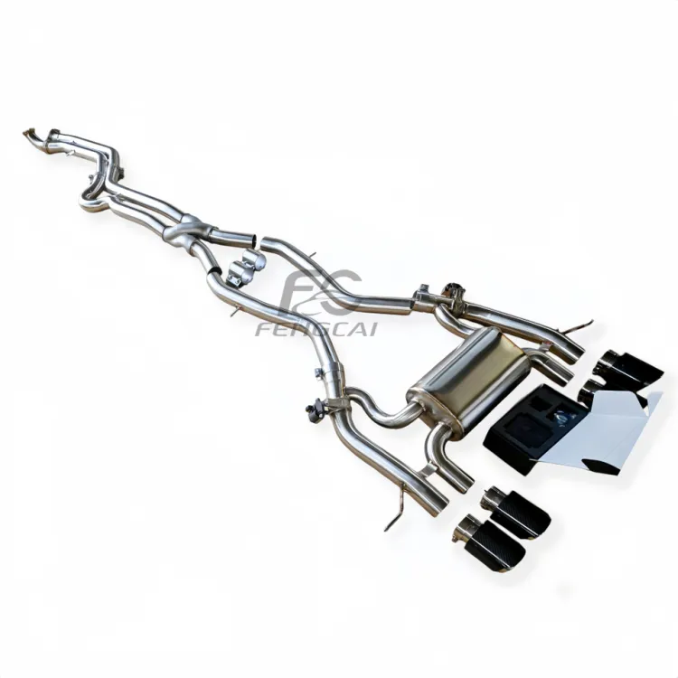 OEM Sus304 Equal-length Exhaust Pipes with Z Pipe for BMW M3/M4 G80/G82 3.0T 2021-2024 SS304 Valvetronic Exhaust Catback Muffler — image 2