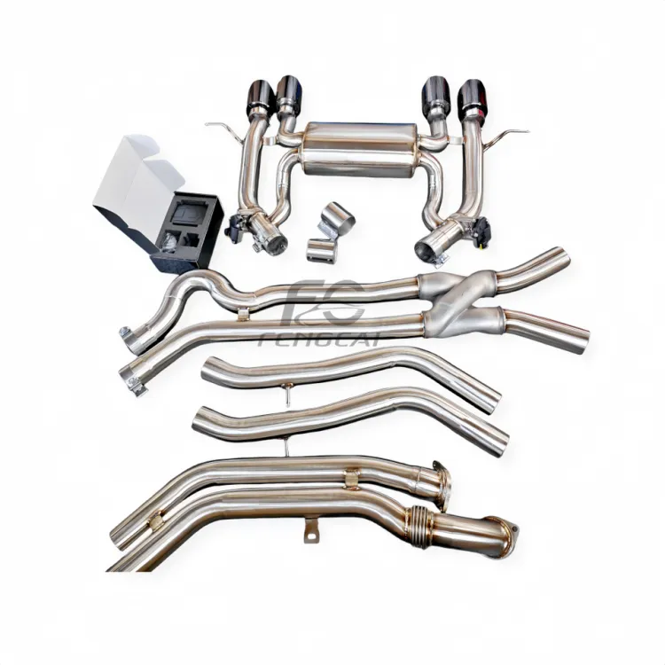 OEM Sus304 Equal-length Exhaust Pipes with Z Pipe for BMW M3/M4 G80/G82 3.0T 2021-2024 SS304 Valvetronic Exhaust Catback Muffler — image 3