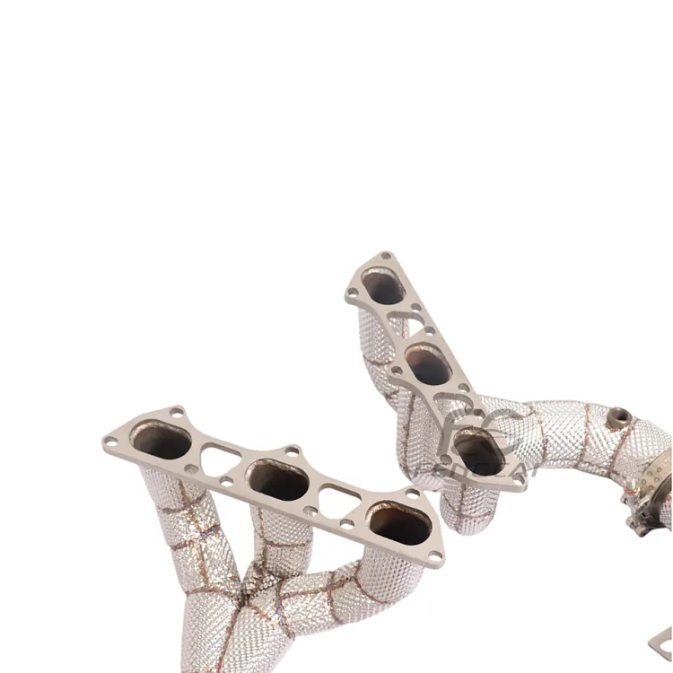 Custom Exhaust Manifold Headers for Porsche 911 992 GT3 4.0L SS304 Insulated Equal Length Design 1:1 OEM Fitment — image 5