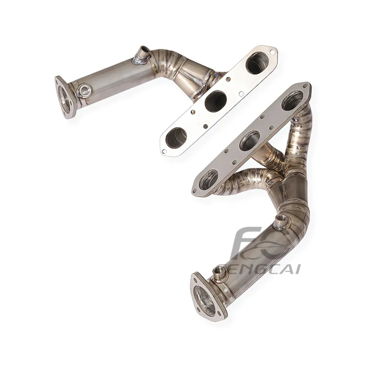 Custom Titanium Alloy Exhaust Manifold Headers for Porsche 987 Cayman Boxster 2.9L Equal Length Racing Design Racing Car Upgrade — image 3