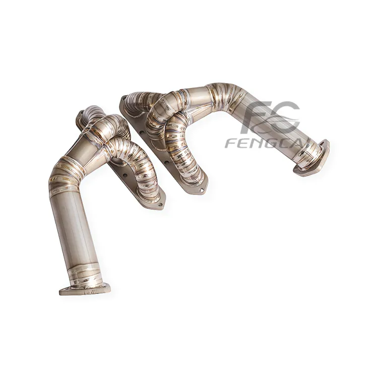 Custom Titanium Alloy Exhaust Manifold Headers for Porsche 987 Cayman Boxster 2.9L Equal Length Racing Design Racing Car Upgrade — image 4