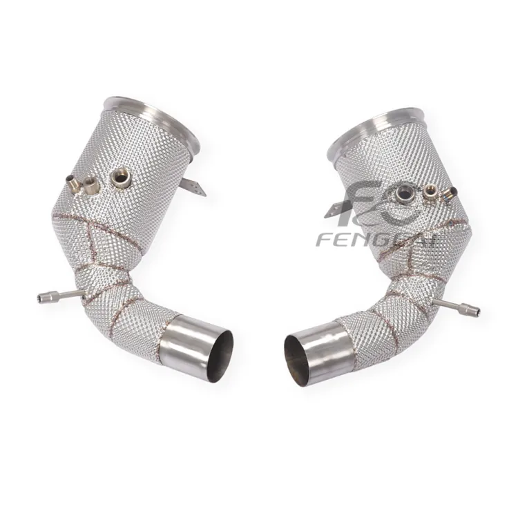 High-flow Downpipe Exhaust Header for Porsche 992 Exhaust Carrera S 3.0T SS304 Thermal Insulation Performance Car Exhaust Pipes — image 5