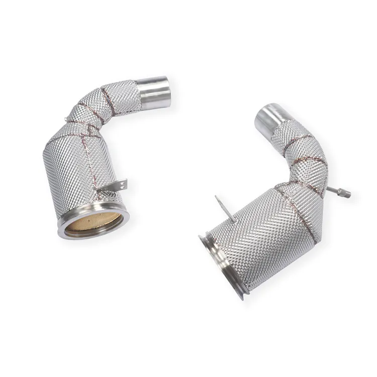 High-flow Downpipe Exhaust Header for Porsche 992 Exhaust Carrera S 3.0T SS304 Thermal Insulation Performance Car Exhaust Pipes — image 6