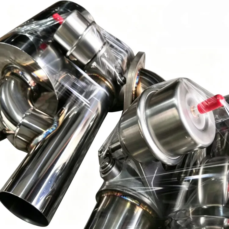 Premium Stainless Steel Vacuum Valve Catback Exhaust for Porsche 718 2.0T Custom Performance Muffler System 1:1 OEM Fitmen — image 3