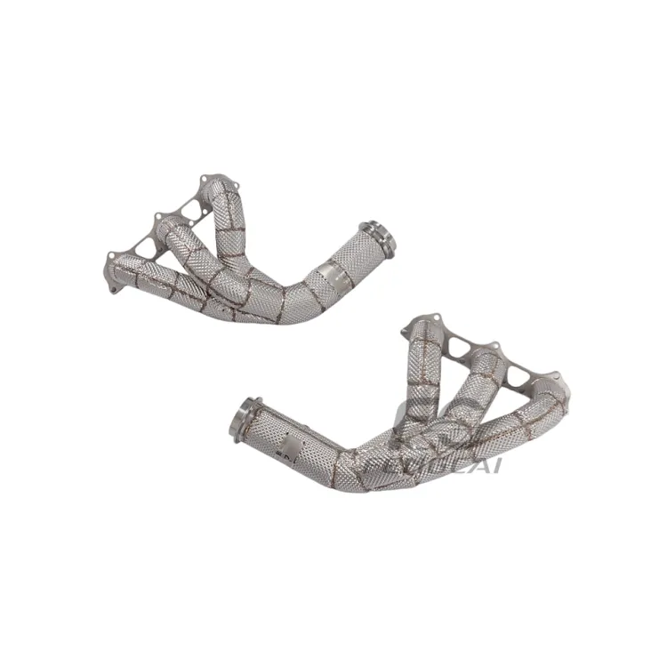 Stainless Steel Insulated Exhaust Manifold Headers for Porsche 991.1 991.2 GT3 3.8L 4.0L Equal Length Racing Design 100% Match — image 2