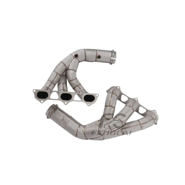Stainless Steel Insulated Exhaust Manifold Headers for Porsche 991.1 991.2 GT3 3.8L 4.0L Equal Length Racing Design 100% Match — image 6