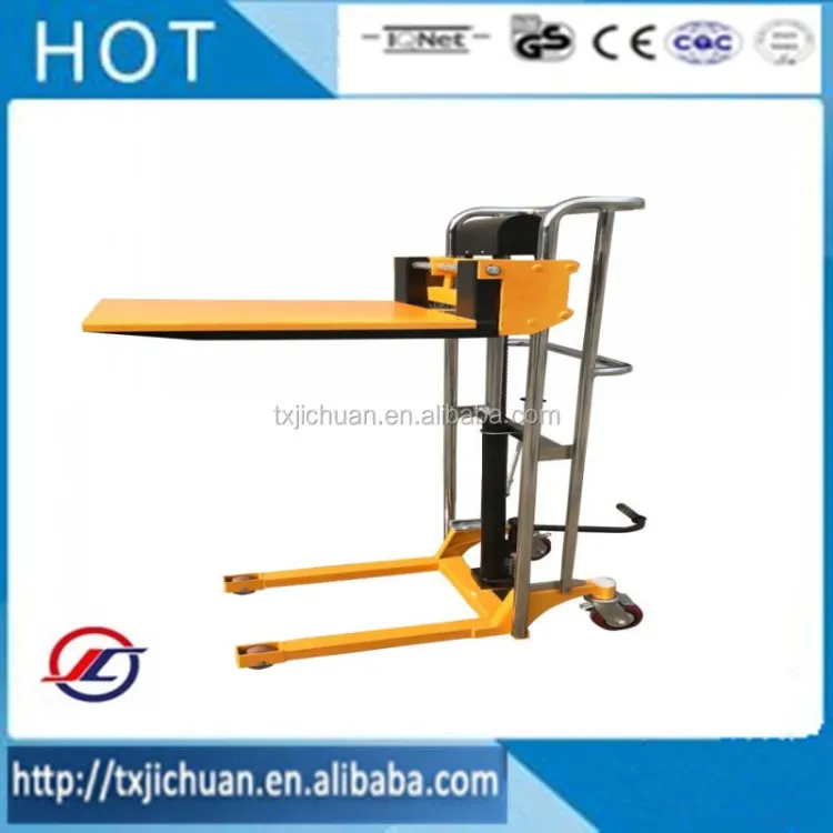 JICHUAN Lightweight Hand Pallet Stacker SDDJ850/1100/1300/1500/1700 400kg Load Capacity — image 3
